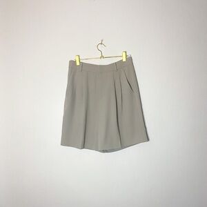 Carlos Campos x Fabrique, Limited Edition Wrinkle-Resistant Taupe-Grey Shorts